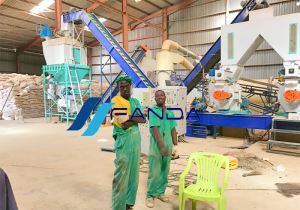 Tovarna peletov riževe lupine