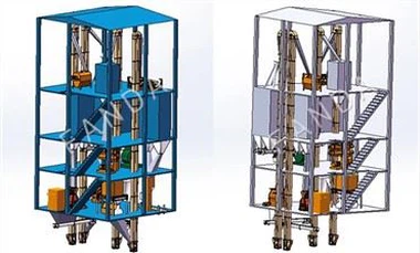 Stroj za izdelavo peletov za krmo perutnine 1-10 ton na uro